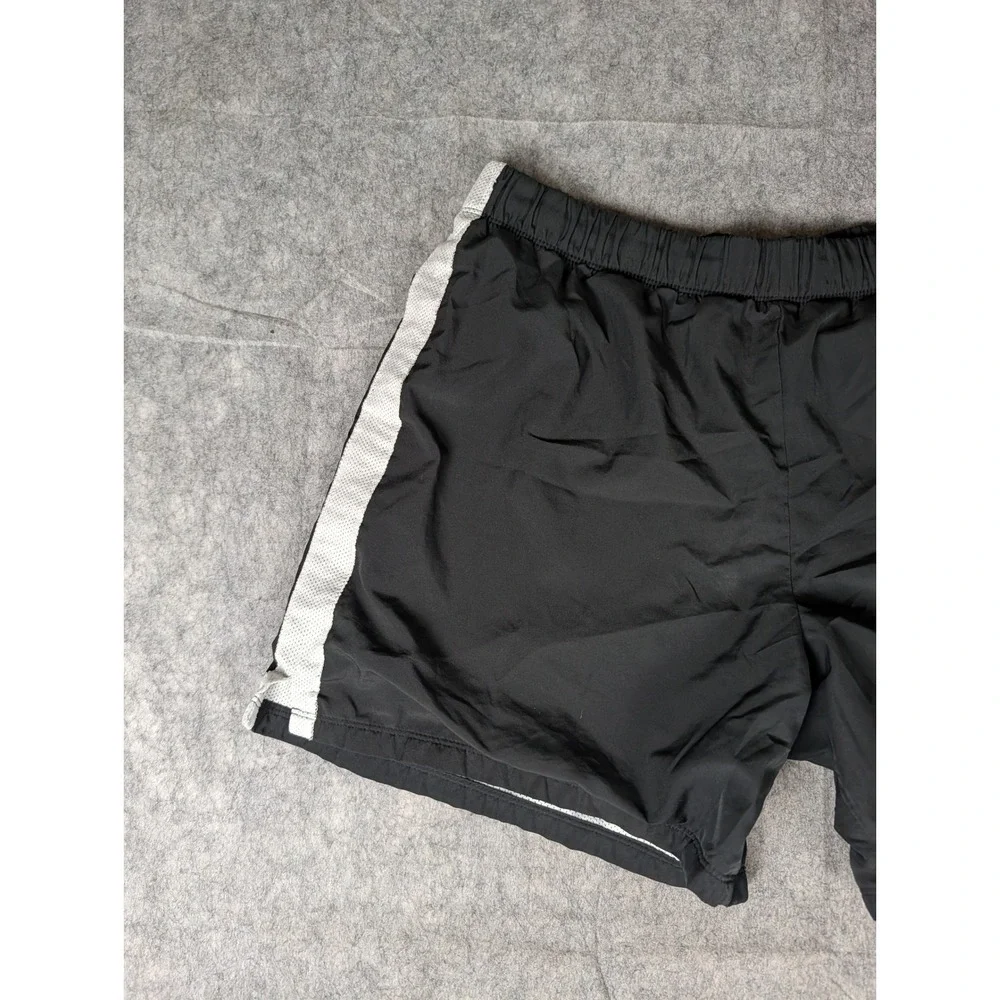 Nike Performance Mens Running Shorts Black Grey Mesh Side Stripe RN56323 L
